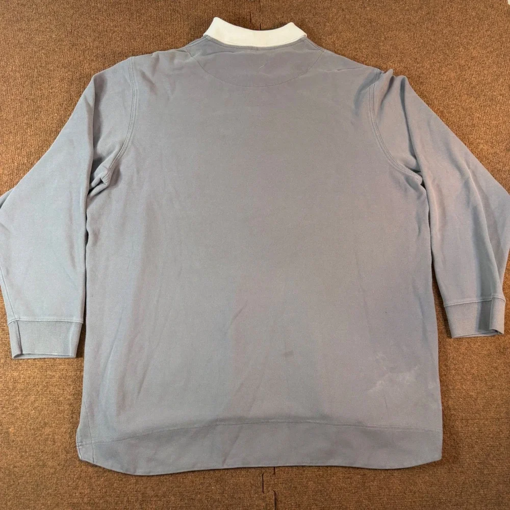 A+ Jordan Brand Mens 20th Anniversary Long Sleeve Polo Shirt Blue XL Jumpman